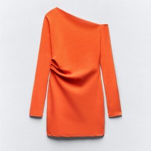 Draped Asymmetrical Dress